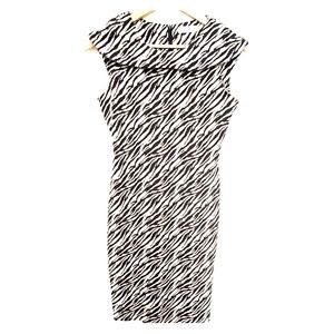 Calvin Klein Zebra Print Dress